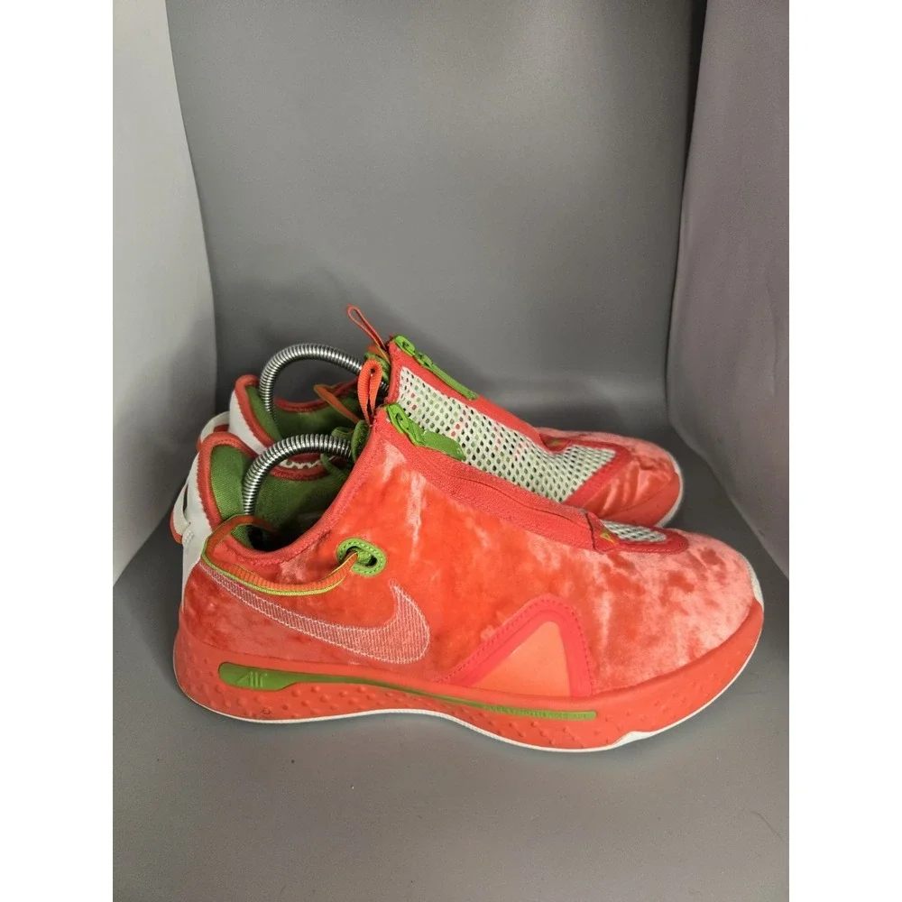 Nike PG 4 Christmas Basketball Shoes Mens Size 9 CD5079-602